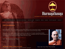 Tablet Screenshot of dharmayathanaya.com
